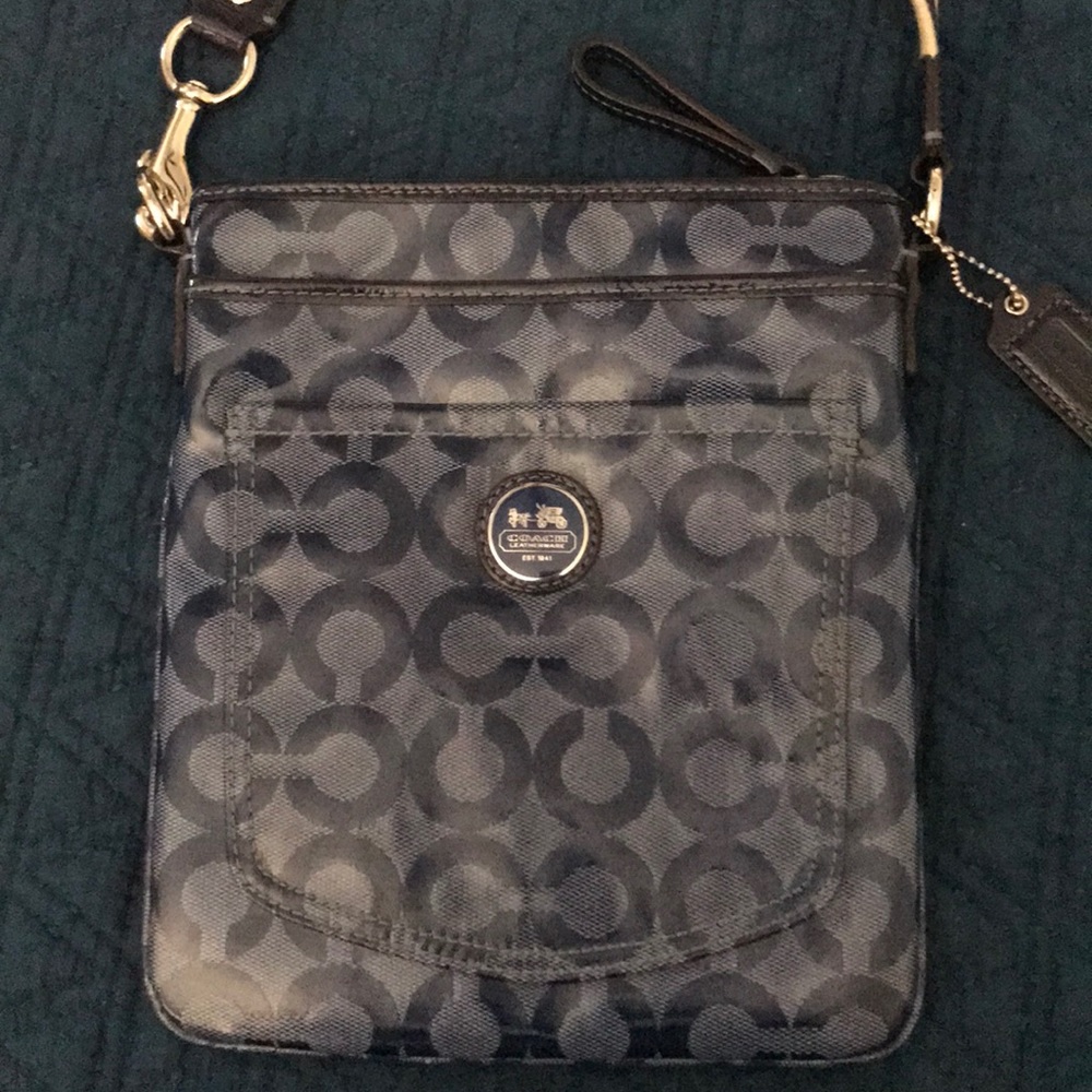 Coach Blue crossbody bag